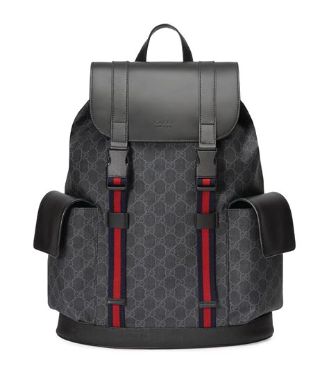 gucci leather backpacks for men.